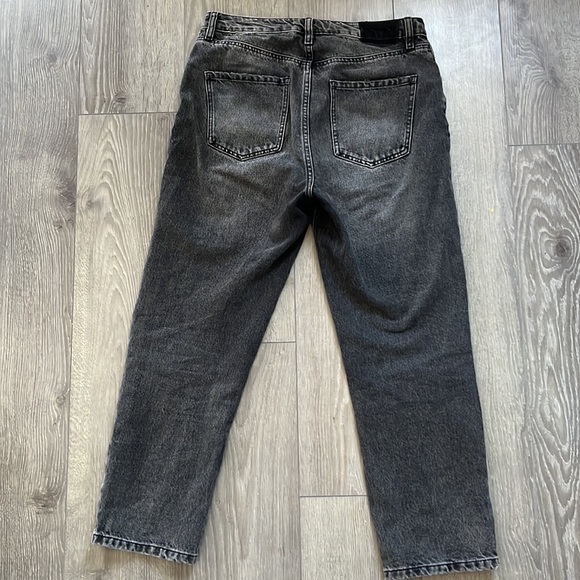 Dynamite black distressed straight leg jeans - Picture 4 of 6